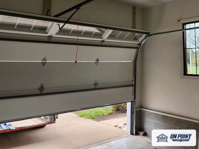 New door with a window row, photo from one of our jobs